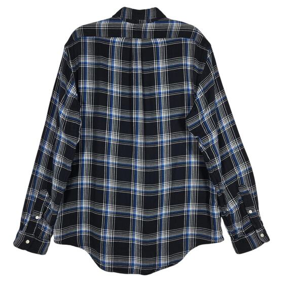 Ralph Lauren Shirt Mens XL Blue Plaid Lined Flannel Heavy Thick Outdoor Gorpcore - Picture 6 of 12